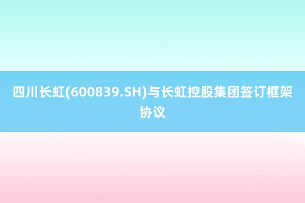 四川长虹(600839.SH)与长虹控股集团签订框架协议