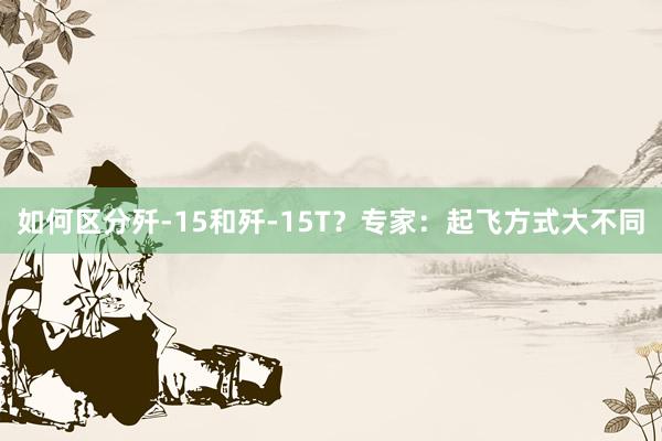 如何区分歼-15和歼-15T？专家：起飞方式大不同