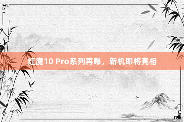 红魔10 Pro系列再曝，新机即将亮相