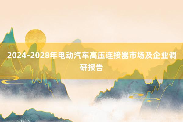 2024-2028年电动汽车高压连接器市场及企业调研报告